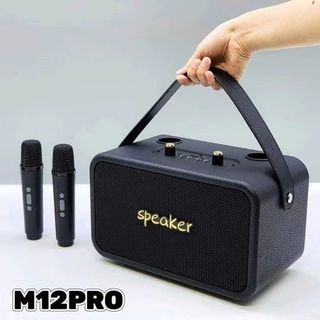 LOA BLUETOOTH KÈM 2 MICRO M12PRO