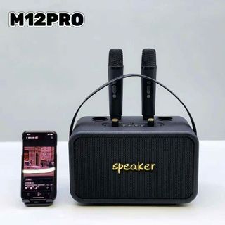 LOA BLUETOOTH KÈM 2 MICRO M12PRO
