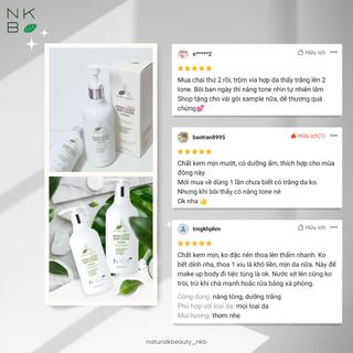 THANH LÝ CUỐI NĂM | KEM DƯỠNG TRẮNG DA TOÀN THÂN NKB BODY LOTION HÀN QUỐC 250ML