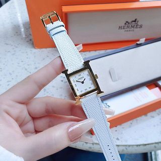 ĐỒNG HỒ NỮ CAO CẤP MỚI NHẤT HEMES DÂY DA MẶT SỐ NIỀNG VÀNG TRƠN
