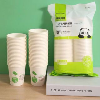 SÉT 50 LY GIẤY HÌNH GẤU 235ML