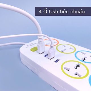 Ổ CẮM ĐIỆN THÁI LAN 4 CỔNG USB