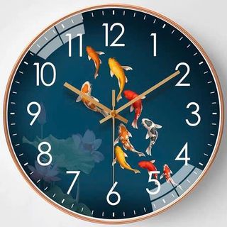 ĐỒNG HỒ TREO TƯỜNG KIM TRÔI HỌA TIẾT