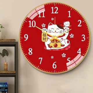 ĐỒNG HỒ TREO TƯỜNG KIM TRÔI HỌA TIẾT