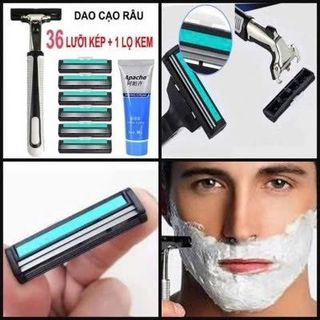 DAO CẠO RÂU 36 LƯỠI TẶNG LỌ KEM