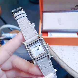 ĐỒNG HỒ NỮ CAO CẤP MỚI NHẤT HEMES DÂY DA MẶT VIỀN HỘT NEW