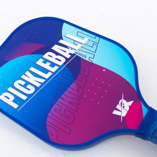 VỢT PICKLEBALL VQ  sợi thuỷ tinh xoáy xanh hồng
