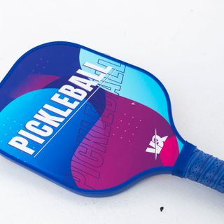 VỢT PICKLEBALL VQ  sợi thuỷ tinh xoáy xanh hồng