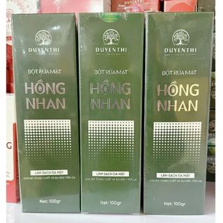 Bột Rửa Mặt Hồng Nhan 100G - Duyên Thị (Mẫu Mới)