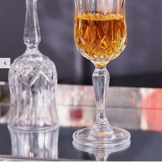 BỘ 6 LY THỦY TINH CHÂN TRÒN 215ML SANG TRỌNG