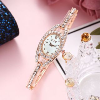 Đồng hồ nữ Kiềng đính đá phối day bàng xích nhỏ sang trọng ( Hnagf Giá Tận Xưởng )
