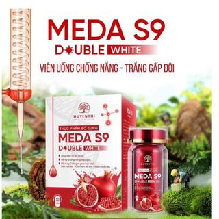Meda s9 Viên uống chống nắng da trắng gấp đôi - lọ 30 viên