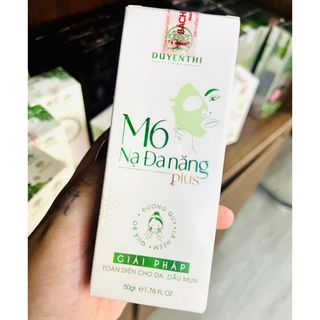 M6 Nạ Đa Năng Plus Bách Y Sâm Duyên Thị - sáng da, mờ nám, mờ thâm, ngừa mụn, trẻ hóa da - 50g