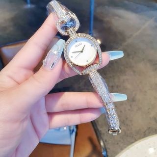 ĐỒNG HỒ NỮ THỜI TRANG HOT TREND GU CII LẮC MỚI VIỀN HỘT