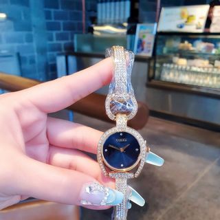 ĐỒNG HỒ NỮ THỜI TRANG HOT TREND GU CII LẮC MỚI VIỀN HỘT
