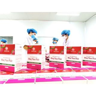 Hồng Nhan Phấn - thực phẩm bổ sung sáng da trẻ hoa cơ thể (10 GÓI)