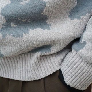 Áo len nam cổ tròn áo cổ 3p len nam len nhung dày siêu ấm họa tiết trẻ trung Hà Đinh - M L XL XXL - 3p-913loang Bán sỉ bán buôn