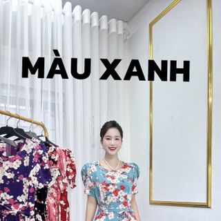 Đầm hoa bán Tết sale