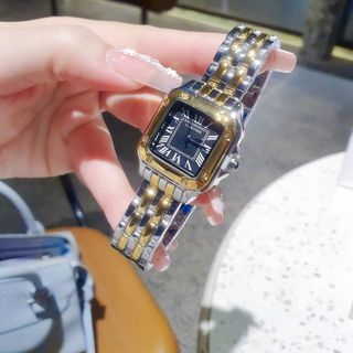 ĐÔNG HỒ NỮ TRUNG CẤP HOT TREND CATIE MẶT VUÔNG MINI KHOÁ BƯỚM