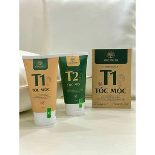 Combo T1 & T2 - Dầu Gội Xả Tóc Mộc Duyên Thị - loại bỏ gầu và ngăn ngừa rụng tóc - 2 tuýp x 100g