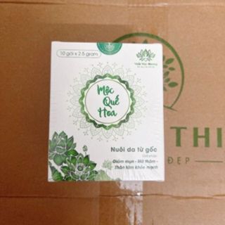Mộc Quế Hoa Thanh Nhiệt Giảm Mụn Mờ Thâm Nhất Mộc Hương Hộp 10 Gói X 2.5g