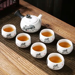 BỘ BÌNH TRÀ ĐỊNH CHÂU HOA SEN CAO CẤP