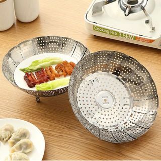 RỔ HẤP INOX XẾP GỌN TIỆN LỢI 22CM