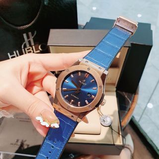 SALE ĐỒNG HỒ NAM CAO CẤP MỚI NHẤT HUB MÁY CƠ NIỀNG TRƠN VÀNG
