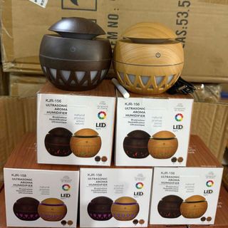 Máy xông tinh dầu Loa Bluetooth có đèn led 7 màu cổ cao lưới 500ml kèm điều khiển - Diffuser Lux