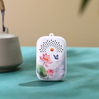 Máy Niệm Phật hình chữ nhật hoa sen (x5) có 59 bài, có khe thẻ nhó, âm thanh rất to và hay, pin sạc xài rất lâu