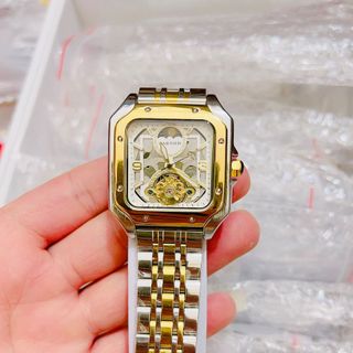 Đồng hồ cơ nam mẫu vuông siêu sang