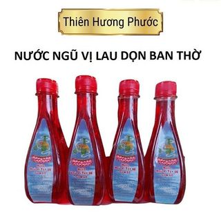 Nước bưởi, ngũ vị tắm tượng lau ban thờ