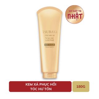 Kem xả Phục Hồi Tóc Hư tổn Tsubaki Premium Repair 180g - Nhiều dưỡng hơn Dầu Xả