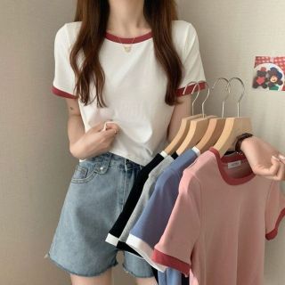 Áo thun trơn cộc tay cotton Hàn cao cấp