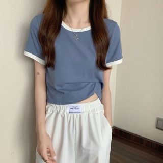 Áo thun trơn cộc tay cotton Hàn cao cấp