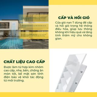 Cửa Gió Nan Z, Chống Nước Mưa, Ngăn Chặn Côn Trùng, Sơn Tĩnh Điện Chống Ăn Mòn, Chính Hãng Asia Green ( Giá bao gồm VAT)