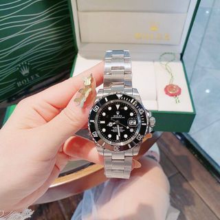 ĐỒNG HỒ NAM CAO CẤP MỚI NHẤT RÔ LE MÁY CƠ VIỀN XOAY DÂY THÉP