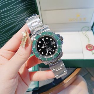 ĐỒNG HỒ NAM CAO CẤP MỚI NHẤT RÔ LE MÁY CƠ VIỀN XOAY DÂY THÉP