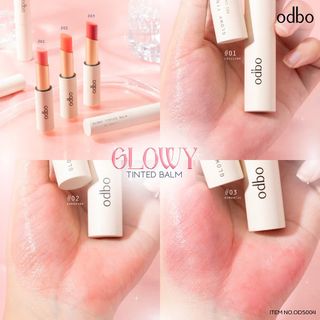 (OD5004) Son Dưỡng Odbo Glowy Tinted Blam - Son Dưỡng Odbo có màu