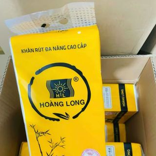 Giấy rút treo tường hoàng long 1 thùng 6 gói 
( tặng kèm 2 móc  )