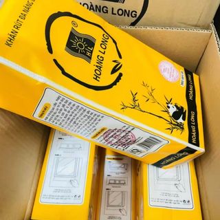 Giấy rút treo tường hoàng long 1 thùng 6 gói 
( tặng kèm 2 móc  )