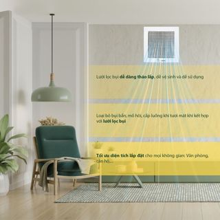 Cửa Gió Sọt Trứng, Lưu Thông Không Khí, Cửa Cấp/ Hồi, Sơn Tĩnh Điện Chống Ăn Mòn, Asia Green( Giá bao gồm VAT)