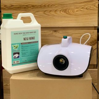 Dung Dịch Tạo Khói Nano Bạc Tinh Chất Thiên Nhiên, Khử Mùi, Khử Khuẩn Nhà Cửa, Ôtô, VP, Khách Sạn 5L (Bạc hà/ Sả chanh/ Quế/ Trà xanh)