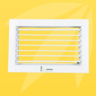 Cửa Gió Nan Bầu Dục 1 Lớp, Lưu Thông Không Khí, Sơn Tĩnh Điện, Che Lỗ Trần Thạch Cao, Asia Green ( Giá bao gồm VAT)