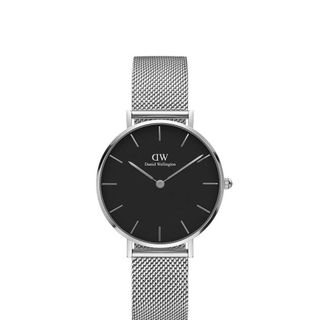 XẢ KHO ĐỒNG HỒ NỮ CAO CẤP D.W PETITE MẶT ĐEN SIZE 28 MÁY MIYOTA