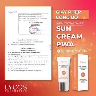 Combo LYCOS "Tự tin ngày nắng" (Kem Chống nắng – Gel Cấp Ẩm) Dưỡng ẩm chống nắng toàn diện