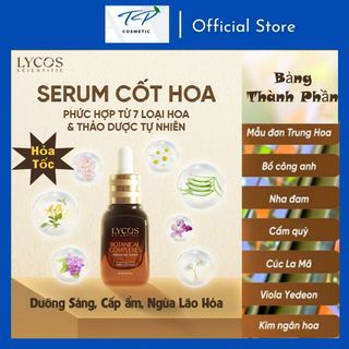 Serum Cốt Hoa Lycos Dưỡng Sáng Da 30 ml : dưỡng ẩm, sáng da, ngừa lão hóa, dịu da kích ứng