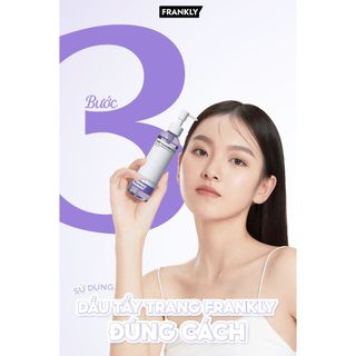 Dầu tẩy trang BHA/LHA làm sạch sợi bã nhờn và mụn đầu đen Frankly Deep Cleansing Oil 200ml