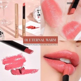 (HF5114) Son Sivanna Lì Và Dưỡng Môi Colors Drama Matte Rouge Cream and Delicate