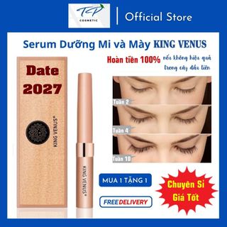 Serum Dưỡng Mi Dưỡng Mày KING VENUS: Dưỡng Lông Mi, Lông Mày Dài, Rậm x3